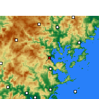 Nearby Forecast Locations - Ningde - Map