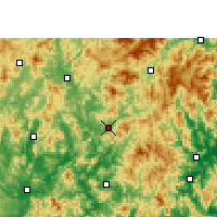 Nearby Forecast Locations - Yongding - Map