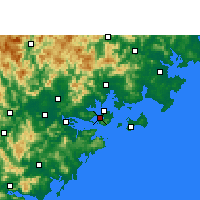 Nearby Forecast Locations - Xiamen - Map