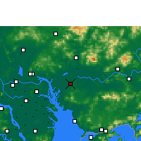 Nearby Forecast Locations - Dongguan - Map