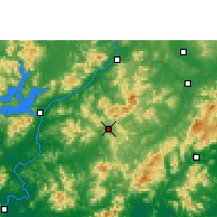 Nearby Forecast Locations - Zijin - Map
