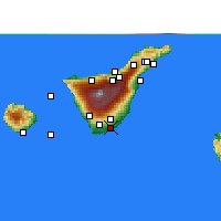 Nearby Forecast Locations - Tenerife/South - Map