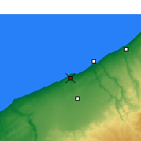 Nearby Forecast Locations - Casablanca - Map