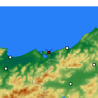 Nearby Forecast Locations - El Kala - Map