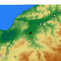 Nearby Forecast Locations - Relizane - Map