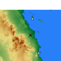 Nearby Forecast Locations - Hurghada - Map