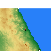 Nearby Forecast Locations - El Qoseir - Map