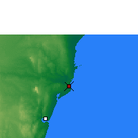 Nearby Forecast Locations - Malindi - Map