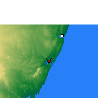 Nearby Forecast Locations - Mombasa - Map