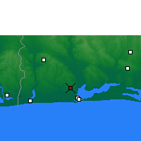 Nearby Forecast Locations - Lagos - Map