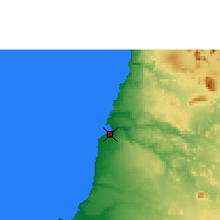 Nearby Forecast Locations - Namibe - Map