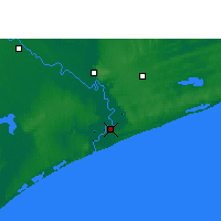 Nearby Forecast Locations - Xai-Xai - Map
