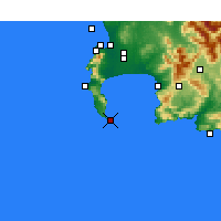 Nearby Forecast Locations - Cape Point - Map