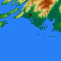 Nearby Forecast Locations - Cordova - Map