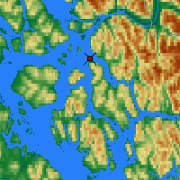 Nearby Forecast Locations - Wrangell - Map