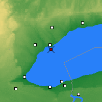 Nearby Forecast Locations - Toronto Islands - Map