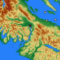 Nearby Forecast Locations - Port Alberni - Map