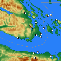 Nearby Forecast Locations - Malahat - Map