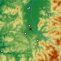 Nearby Forecast Locations - Eugene - Map
