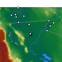 Nearby Forecast Locations - Nuevo León - Map