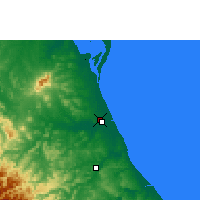 Nearby Forecast Locations - Tuxpan - Map