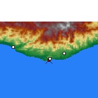 Nearby Forecast Locations - Puerto Ángel - Map
