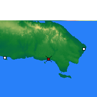 Nearby Forecast Locations - La Romana - Map