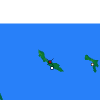 Nearby Forecast Locations - Curaçao - Map