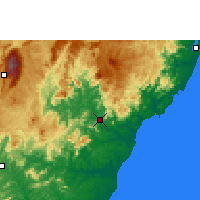 Nearby Forecast Locations - Cachoeiro de Itapemirim - Map