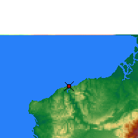 Nearby Forecast Locations - Esmeraldas - Map