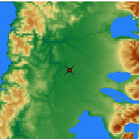 Nearby Forecast Locations - Osorno/canal Baj - Map
