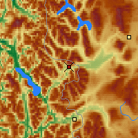 Nearby Forecast Locations - Futaleufú - Map