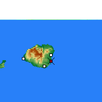 Nearby Forecast Locations - Lihue - Map