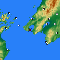 Nearby Forecast Locations - Wellington - Map
