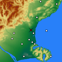 Nearby Forecast Locations - Rangiora - Map