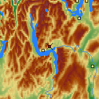 Nearby Forecast Locations - Queenstown - Map