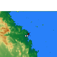 Nearby Forecast Locations - Mackay Mo - Map
