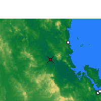 Nearby Forecast Locations - Rockhampton - Map
