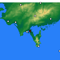 Nearby Forecast Locations - Yanakie - Map