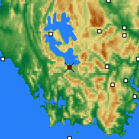 Nearby Forecast Locations - Scotts Peak - Map