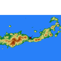Nearby Forecast Locations - Maumere - Map