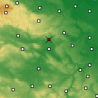 Nearby Forecast Locations - Sangerhausen - Map