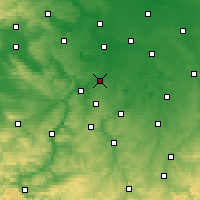 Nearby Forecast Locations - Weißenfels - Map