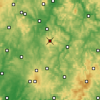 Nearby Forecast Locations - Schwarzenborn - Map