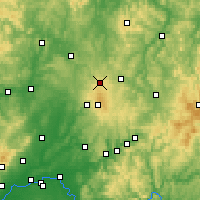 Nearby Forecast Locations - Ulrichstein - Map