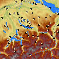 Nearby Forecast Locations - Jona - Map