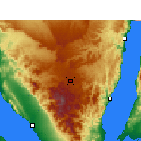 Nearby Forecast Locations - Saint Catherine - Map