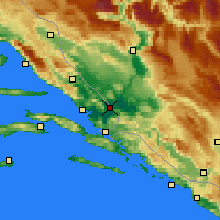 Nearby Forecast Locations - Metković - Map