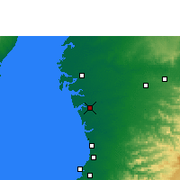 Nearby Forecast Locations - Navsari - Map