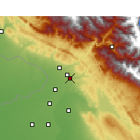 Nearby Forecast Locations - Pathankot - Map